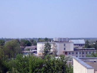 Вид на Дрогичин с высоты