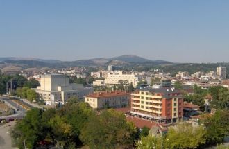 Кырджали с высоты.