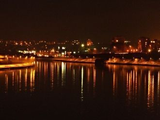 Кырджали - ночью.