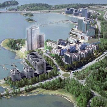 Эспоо с высоты.