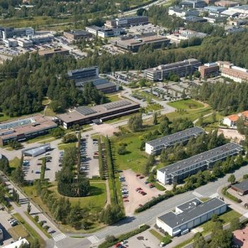 Эспоо с высоты.