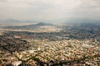 Мехико - вид с высоты.
