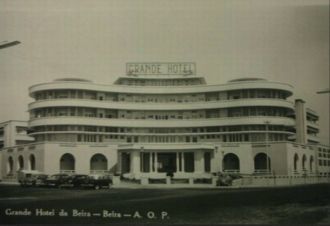 Grande Hotel в Бейре - старое фото.