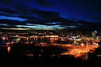 Ночные пейзажи Осло с лёгкостью привлеку