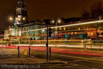 Ночной Стокпорт.