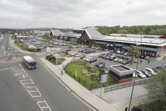 Стокпорт - вид с высоты