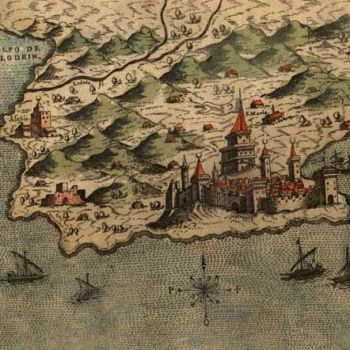 Город Дуррес в 1573 году.