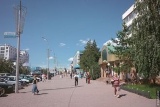 Улица города Караганда.