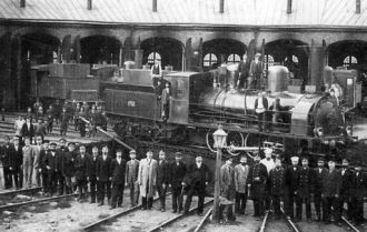 Работники депо Рузаевки, 1907