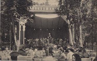 Ессентуки. Эстрадо-Музыка въ парке..