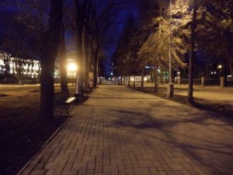 Прогулки по ночному городу Ессентуки.