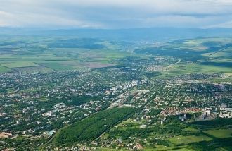 Ессентуки, Россия. Вид с высоты.