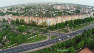 Панорама города Жодино.