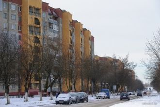 Зимние улицы Жодино.