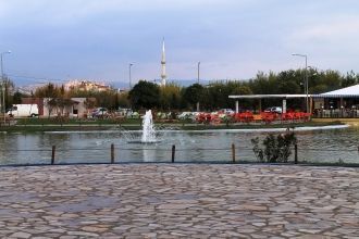 Виды города Акхисар.Турция.