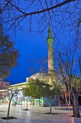 Ночь в городе Акхисар.