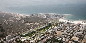 Город&nbsp;Герцлия с высоты птичьего пол
