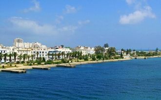 Вид с высоты на Бизерту