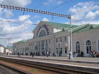 Вокзал Полтавы.