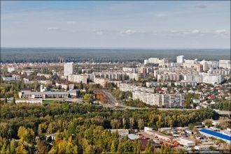 Вид в сторону центральной части города Б
