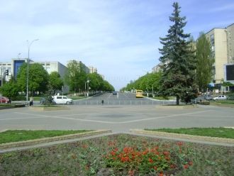 Начало бульвара Независимости.