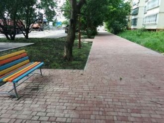 На улице города Бровары.