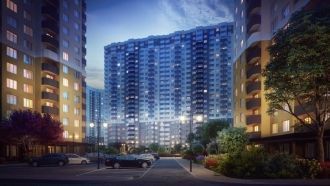 Ночной город Бровары.