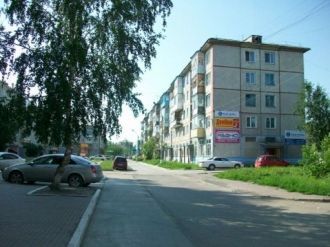 Улица Лесосибирска.