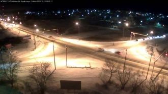 Южноуральск ночью.