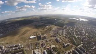 Южноуральск с высоты.