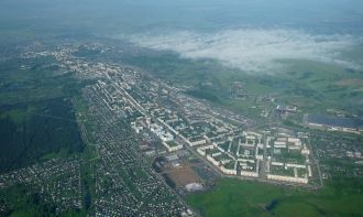 Ленинск-Кузнецкий с высоты