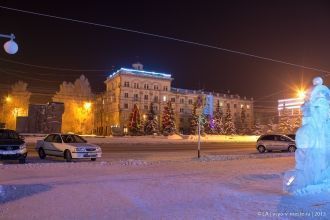 Ночной Ленинск-Кузнецкий