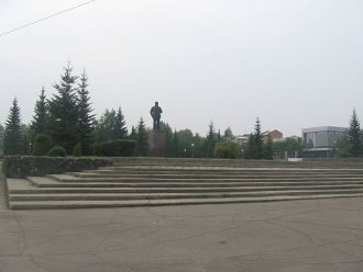 Площадь Ленина в Шелехове.