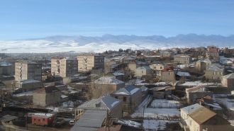 Город Гавар с высоты.