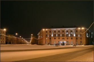 Ночной город Новотроицк.