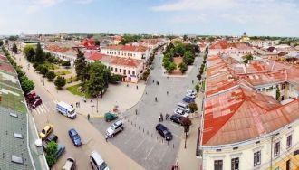 Коломыя с высоты птичьего полета.