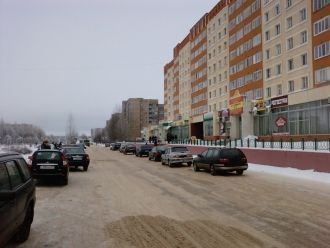 На улице города Удомля.