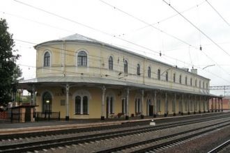 Вокзал города&nbsp;Любань.