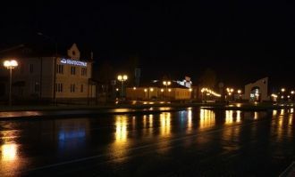Ночной город Городок.