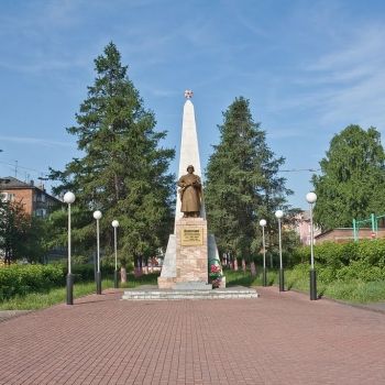 Памятник героям-комсомольцам г. Прокопье