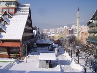 Вид на город Плевля.