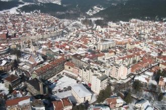 Панорама г. Плевля.