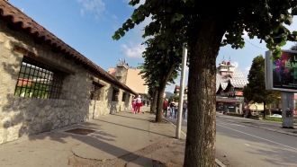 На улицах города Плевля.