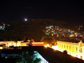 Тегусигальпа ночью.