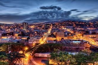 Ночные огни Тегусигальпы.&nbsp;