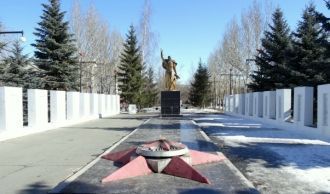 Аллея Памяти в Коркино. достопримечатель