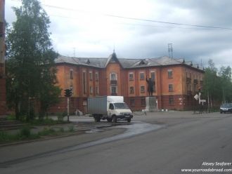 На улице города Инта.