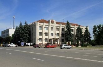 На улице города Хынчешты.