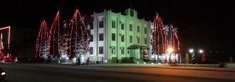 Ночная жизнь в города Хынчешты.