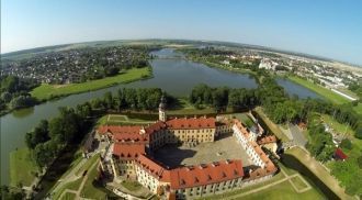 Несвиж с высоты птичьего полета